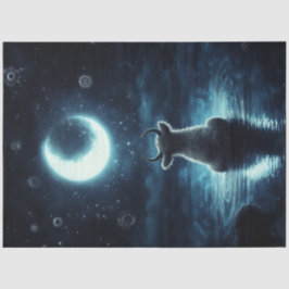 Dekoupage Mystical Highland Starring am Mond Seidenpapier