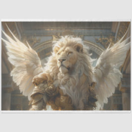 Dekoupage Mythic Lion Angle Wings Protector Seidenpapier