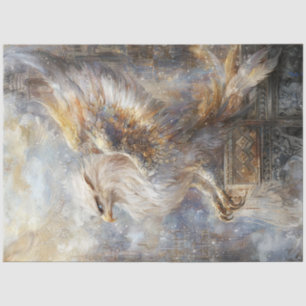 Dekoupage Mythical Griffon an Eagle and Lion Seidenpapier