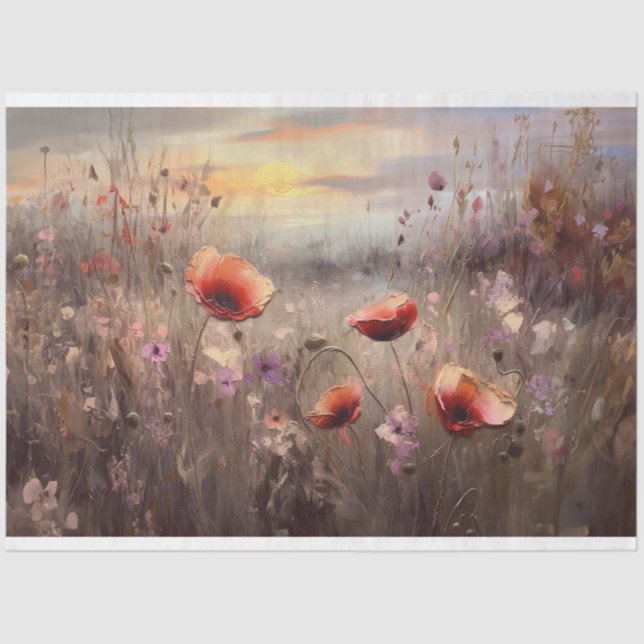 Dekoupage Paper - Whispers of Petals 1 Seidenpapier (Vorderseite)