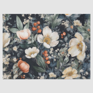 Dekoupage Paper, Wrapping Paper Enigmatic Botany 1 Seidenpapier