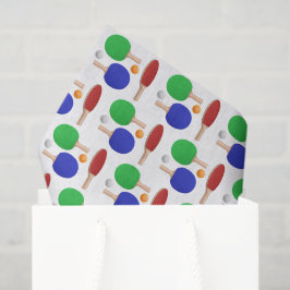 Dekoupage Ping Pong Tischtennis Geburtstagsparty Seidenpapier