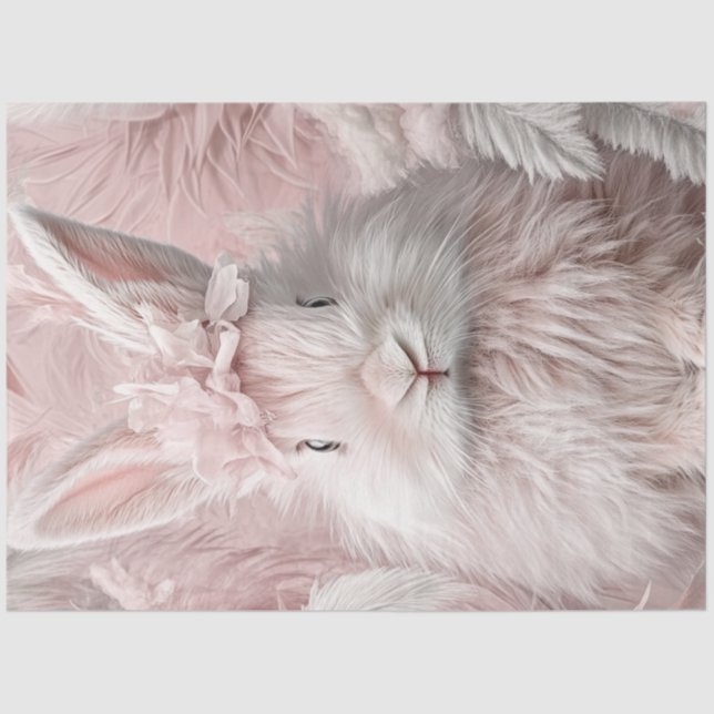 Dekoupage Pink Ostersonne Seidenpapier (Vorderseite)