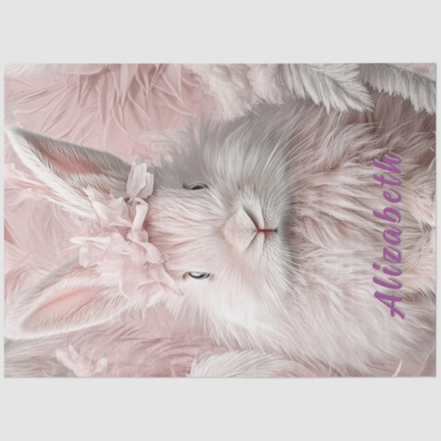 Dekoupage Pink Ostersonne Seidenpapier (Vorderseite)