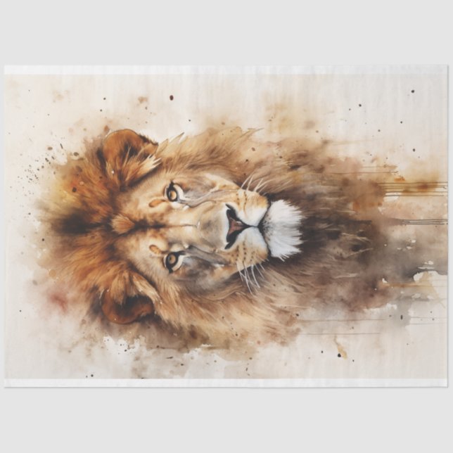 Dekoupage - The King's Stare Seidenpapier (Vorderseite)