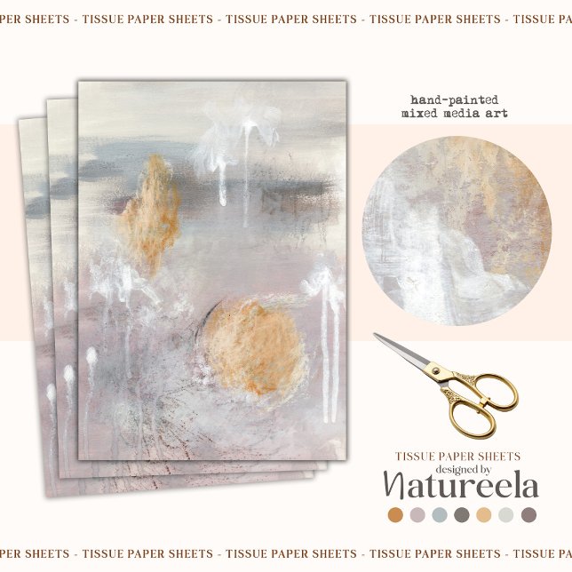 Dekoupage Tissue (Graues Abstraktes Muster) Seidenpapier (Von Creator hochgeladen)