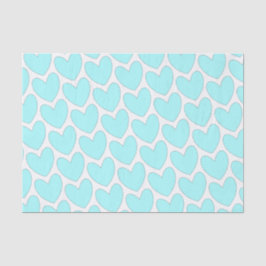 Dekoupage Tissue Paper - Blue Hearts Seidenpapier