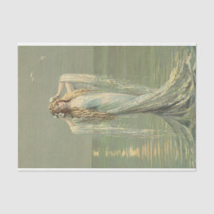 Dekoupage Tissue Paper Vintag Mermaid Sea Nymph Seidenpapier