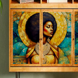 Dekoupage Tissue Paper von afrikanischen Frauen un Seidenpapier