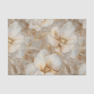 Dekoupage Tissue Paper von Soft Gold Blume Seidenpapier