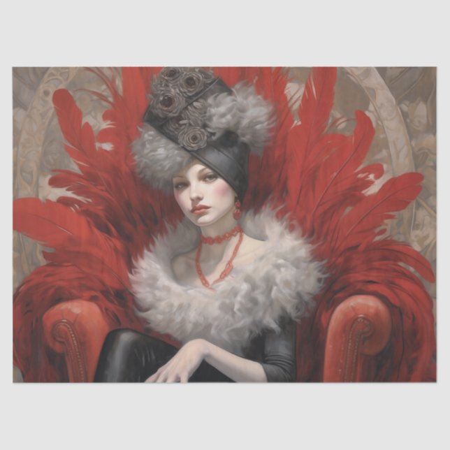 Dekoupage Tissue Paper - Whispers of the Past 2 Seidenpapier (Vorderseite)