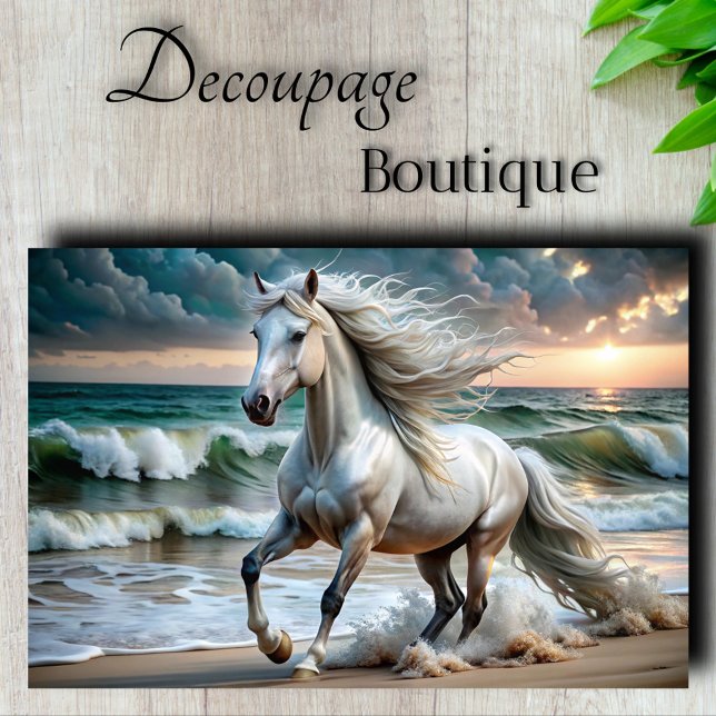 Dekoupage Tissue Seidenpapier (Beach Spirit Decoupage Tissue Paper)
