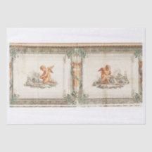 DEKOUPAGE TISSUPAPIER : VINTAGER FLORALFRIEZE