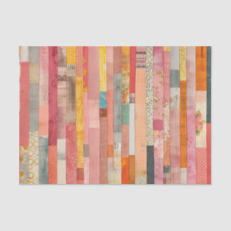 Dekoupage und Collage für gequiltes Design Seidenpapier