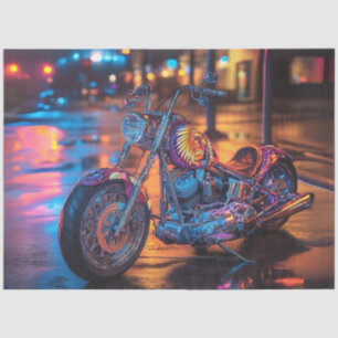 Dekoupage Urban Custom Painted Motorrad Seidenpapier
