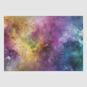 Dekoupage Vibraning Abstrakt Dynamic Colors Imitat Seidenpapier