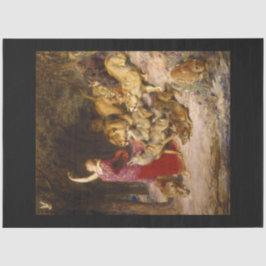 Dekoupage von Aphrodite Girl & Animal Seidenpapier