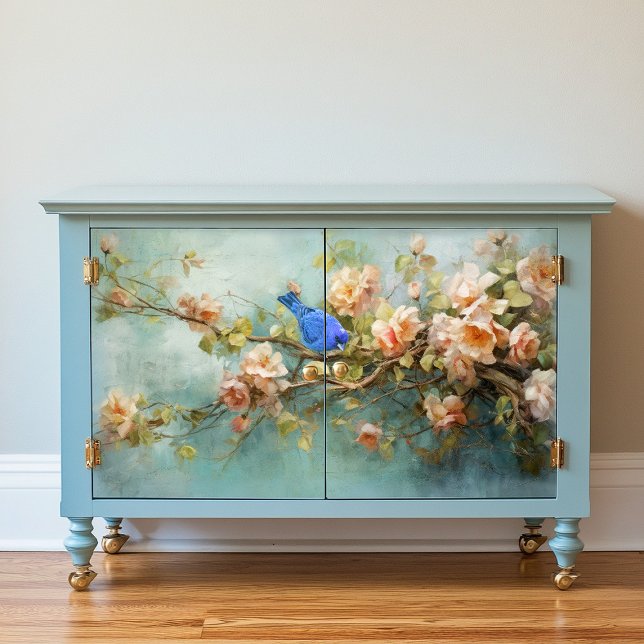 Dekoupage von Indidigervögeln und Blume Geschenkpapier Set (Von Creator hochgeladen)