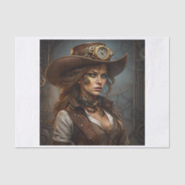 Dekoupage von Steampunk Seidenpapier