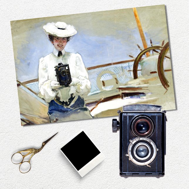 Dekoupage von Vintagen Fotografen Seidenpapier (Von Creator hochgeladen)