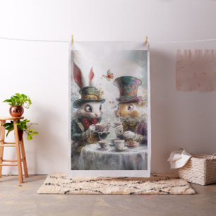 Dekoupage Whimsical Kanbits in Alice Wonderland Stoff