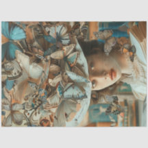 Dekoupage Whimsical Librarian School Lehrer