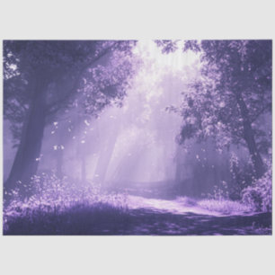 Dekoupage Whimsical Mystical Lila Hue Forest Seidenpapier