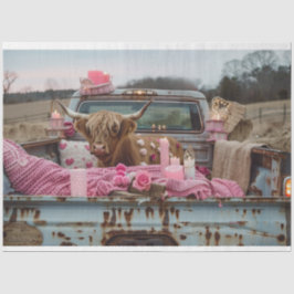 Dekoupage Whimsistische Romantische Einstellung Ho Seidenpapier