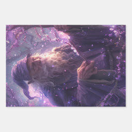 Dekoupage Wizards Set von 3 Geschenkpapier Set