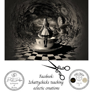 Dekoupage-Wunderland Schecken-Teegesellschaft-Kani Seidenpapier