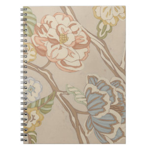 Dekrative Organza Chintz Floral Design Notizblock