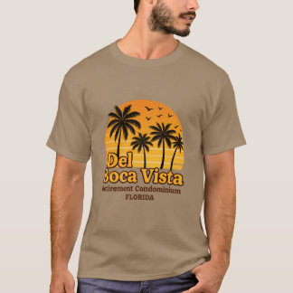 Del Boca Vista Alterswohnanlage Florida Retr T-Shirt