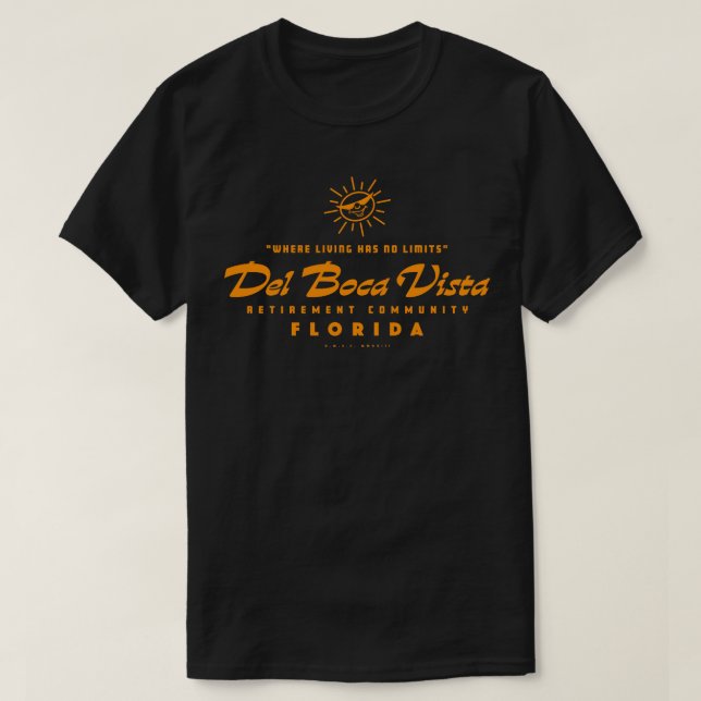 Del Boca Vista Orange T-Shirt (Design vorne)