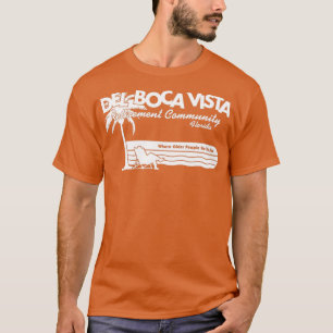 Del Boca Vista White Print T-Shirt