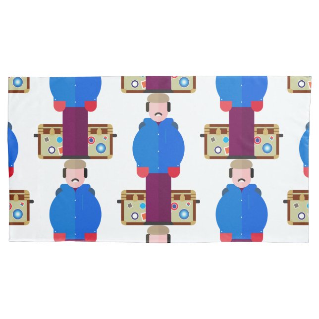 Del Griffith – Classic Comedy Tribute Pillowcase Kissenbezug (Vorderseite-Links)