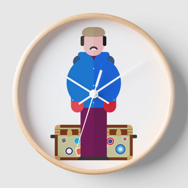 Del Griffith – Classic Comedy Wall Clock Uhr (Vorderseite)