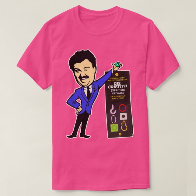 Del Griffith Director Sales Shower Vorhang Ring T-Shirt (Design vorne)