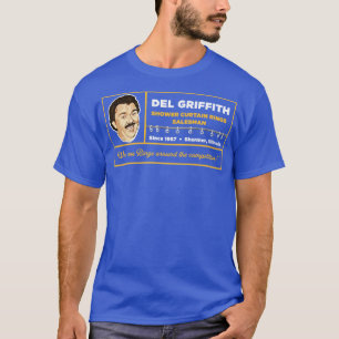 Del Griffith Shower Vorhang Rings Salesman T-Shirt