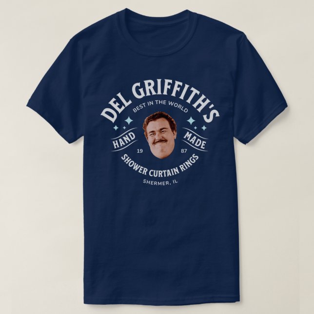 Del Griffiths Duschvorhang Rings am besten in der  T-Shirt (Design vorne)