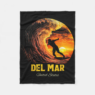 Del Mar Vereinigte Staaten Surfen Surfbrett Fleecedecke