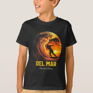 Del Mar Vereinigte Staaten Surfen Surfbrett T-Shirt
