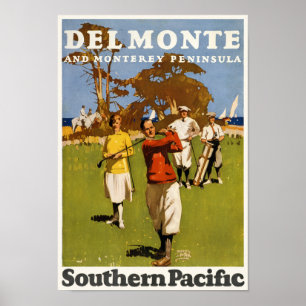 Del Monte und Monterey Peninsula Vintage Poster 19