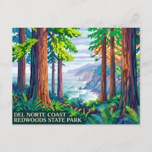 Del-Norte-Coast-Redwoods-Staatspark Kalifornien Postkarte