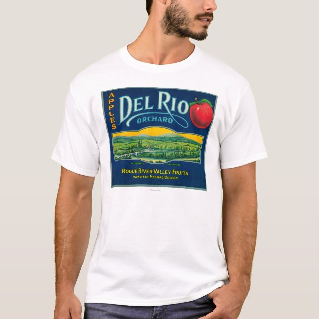 Del Rio Apple Kiste LabelMedford ODER T-Shirt (Vorderseite)