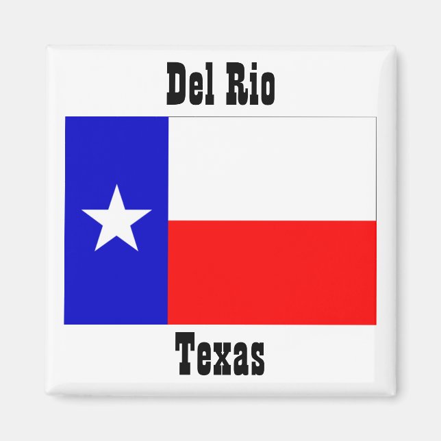 Del Rio texas fahnet magnete Souvenirs (Vorne)