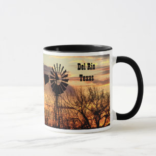 Del Rio Texas Souvenir-Windmühle Tasse
