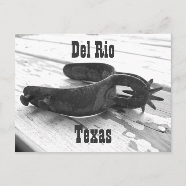Del Rio Texas spur Postcard Postkarte (Vorderseite)