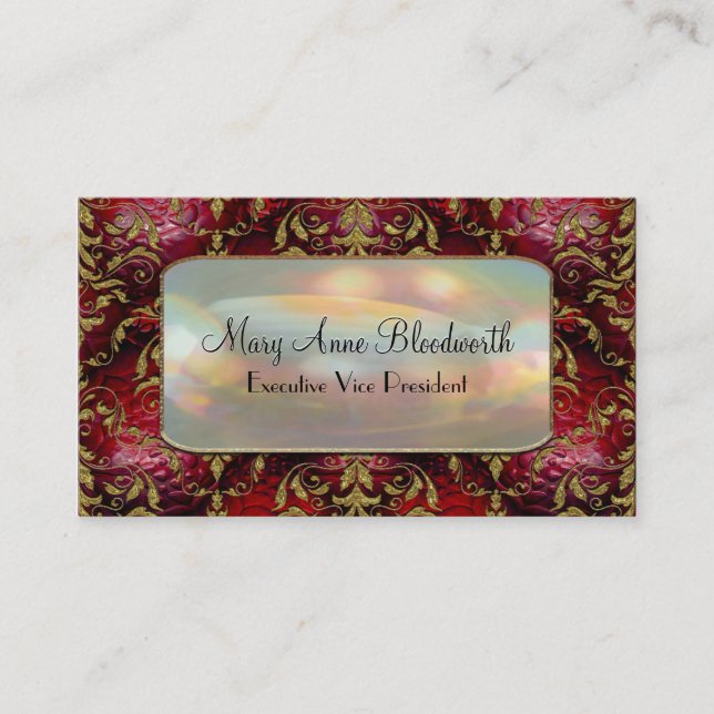 Delachilds elegantes berufliches visitenkarte (Vorderseite)