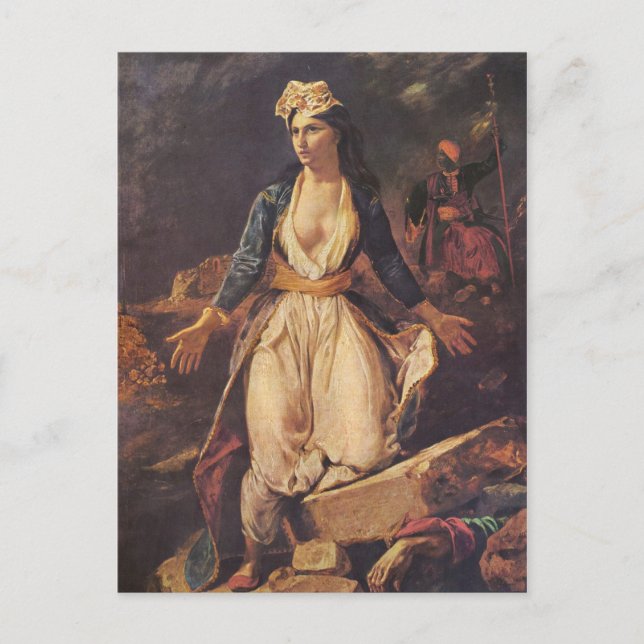 Delacroix Art Postkarte (Vorderseite)