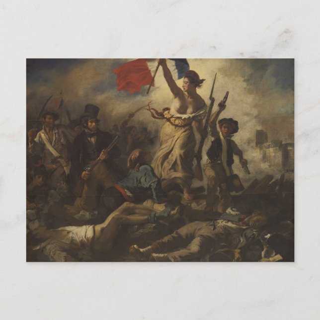 Delacroix Art Postkarte (Vorderseite)